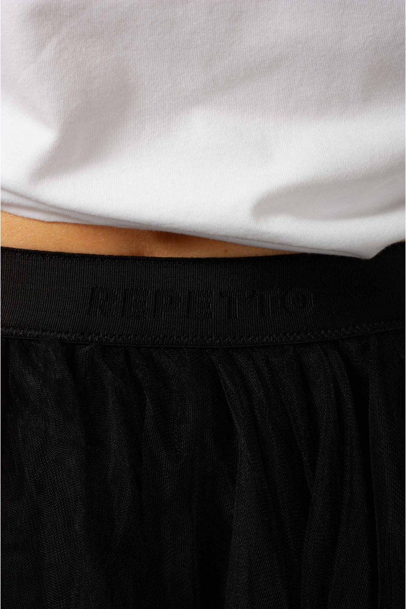 Mini tutu skirt lined R0308 Repetto black