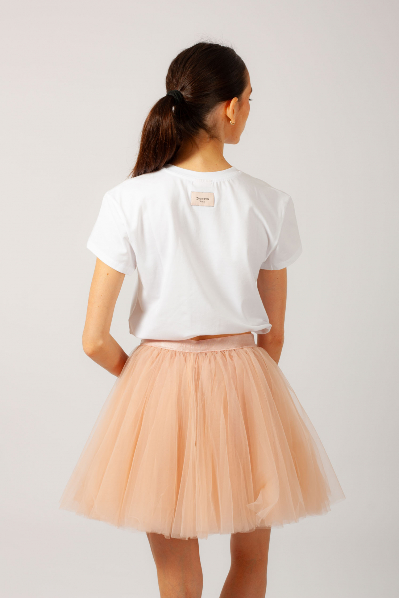 Mini tutu skirt lined R0308 Repetto hazelnut