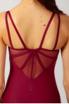 Wear Moi Caprice burgundy leotard