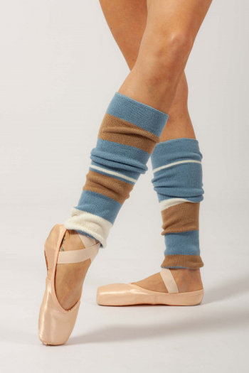 Blue Erin Intermezzo leg warmers