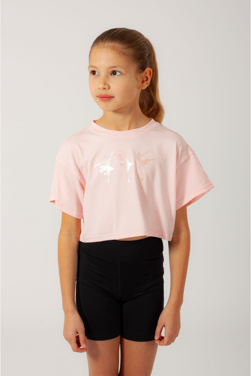 Crop top Mirella child pink