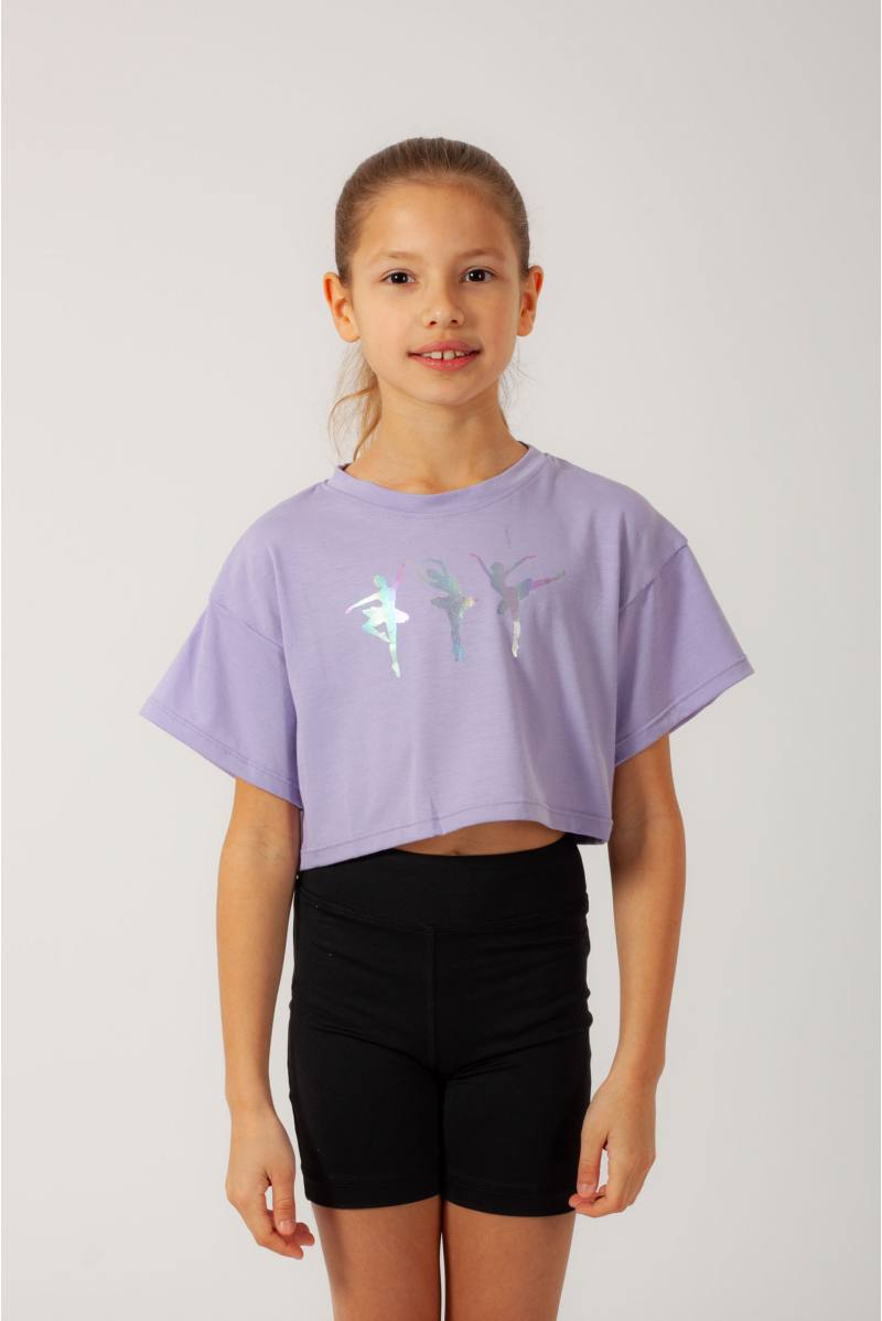 Crop top Mirella child lilac