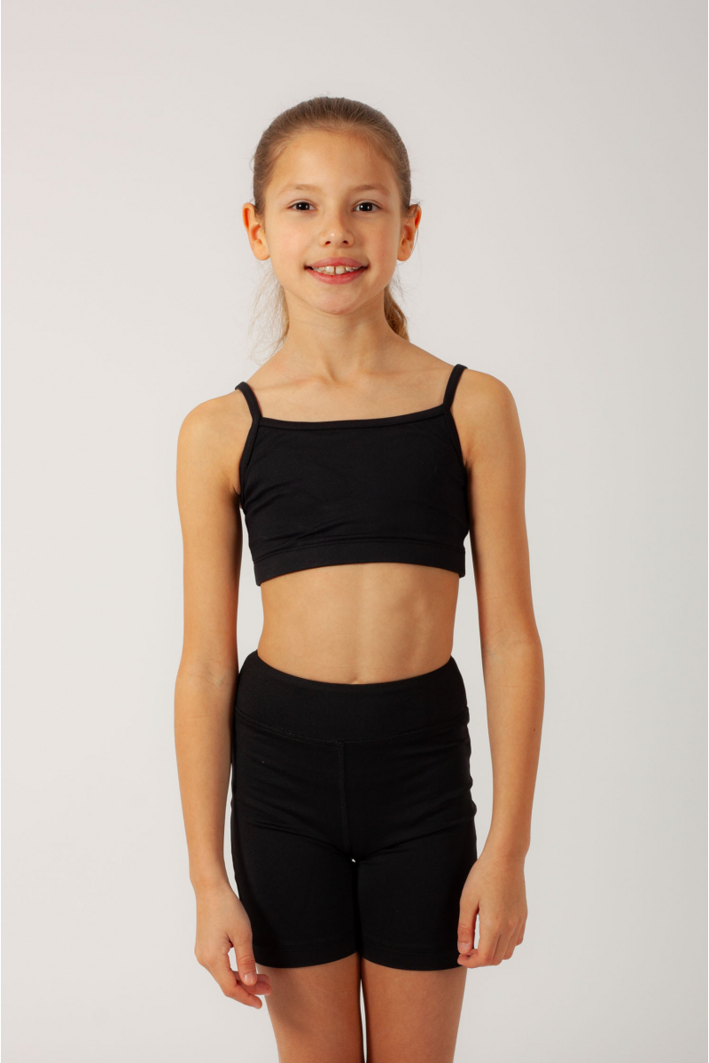 Capezio black chlid cyclist