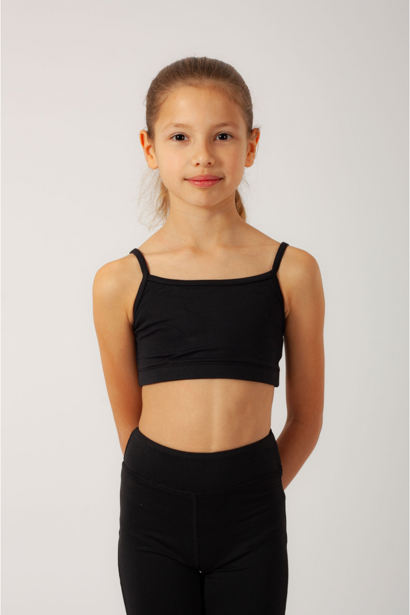 Wear Moi Ikita microfiber child black bra