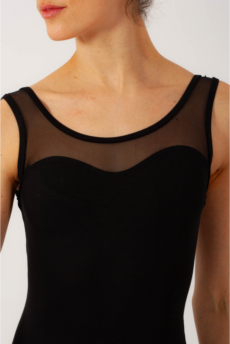 Leotard Temps Dance tulle Darma black