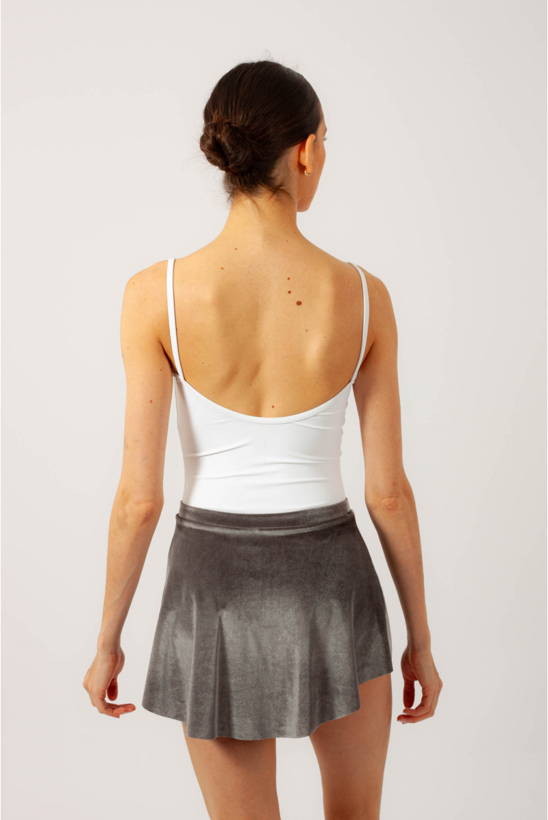 Jupette en velours Mara Dancewear gris