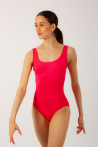 Mirella pink cross-strap leotard M3122LM