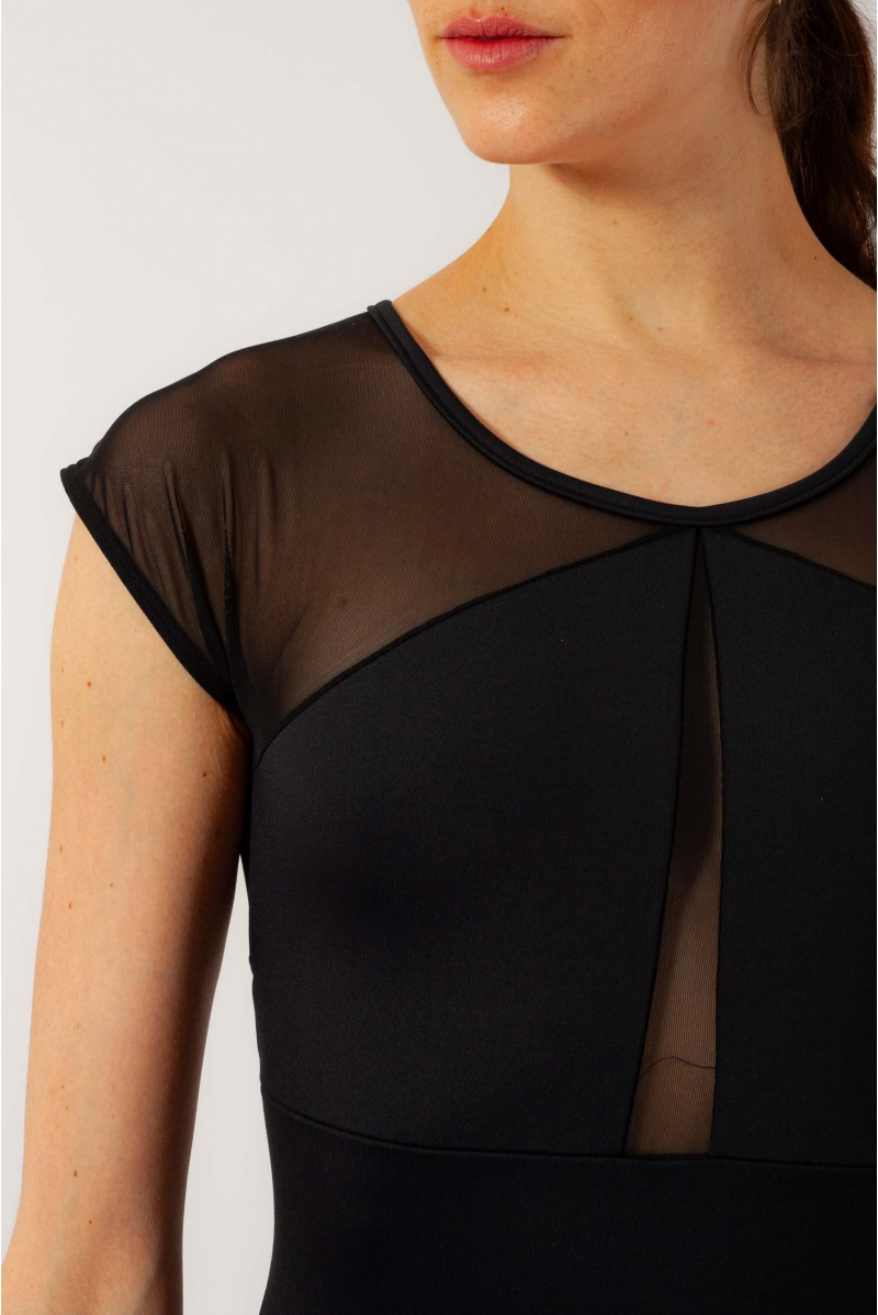 Short-sleeved leotard 31566 Intermezzo black