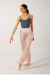 Light pink perspiration warm up pants 5297 Intermezzo