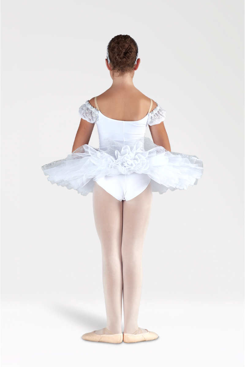 Tutu plateau white and silver T526 Harmony