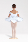 Tutu plateau white and silver T526 Harmony