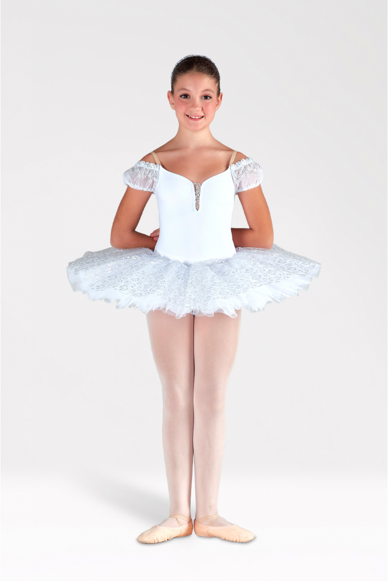 Tutu plateau white and silver T526 Harmony