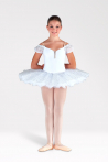 Tutu plateau white and silver T526 Harmony