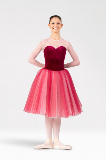 Tutu romantique en velours rubis T559 Harmony