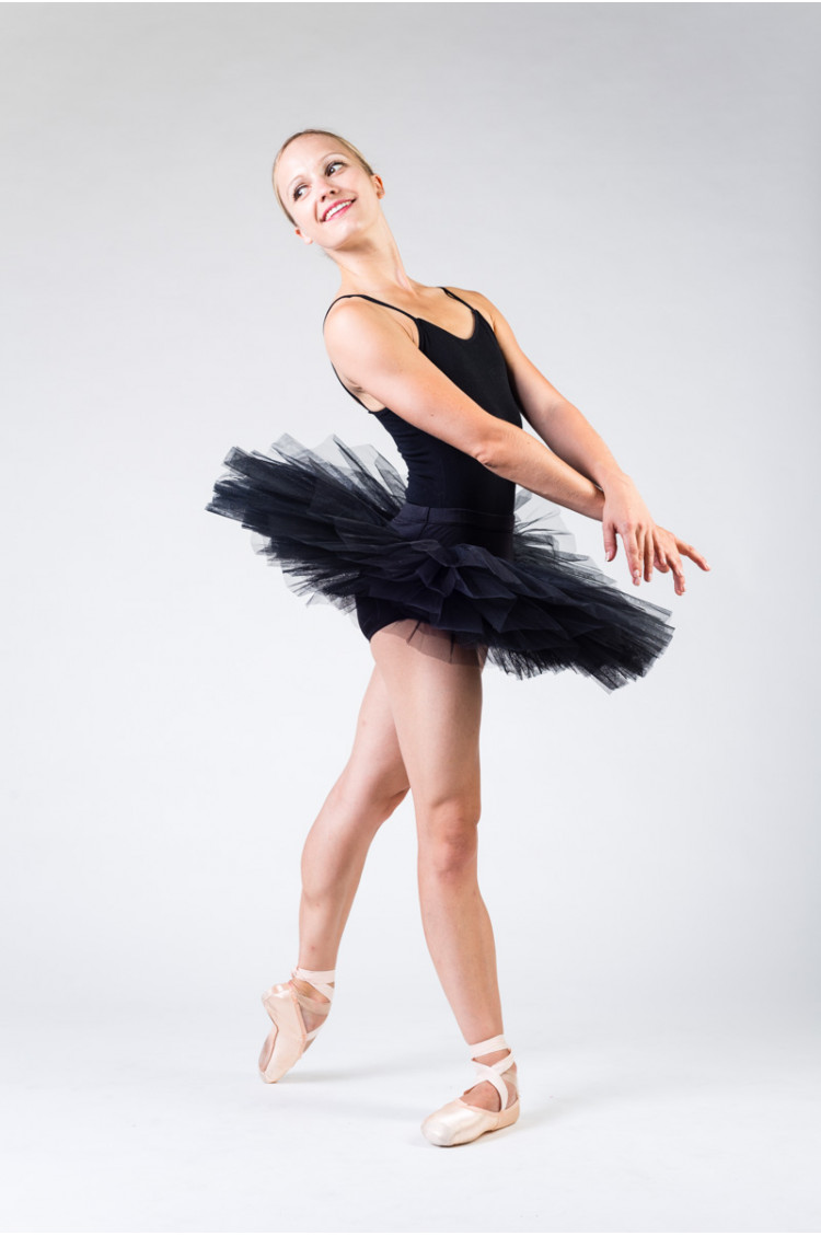 Capezio black rehearsal tutu 10391 - Mademoiselle Danse