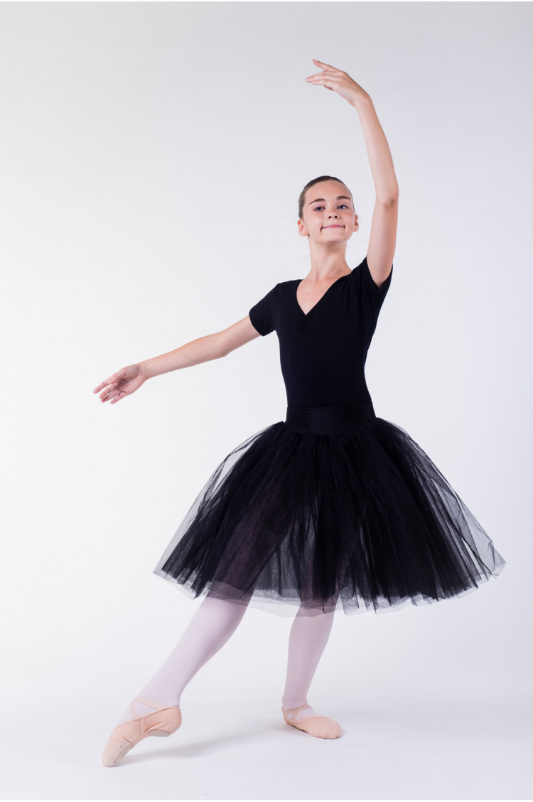  Tutu long  enfant Danse MDA Noir Mademoiselle Danse