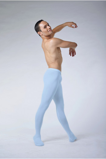 Ballet Rosa Vincent cotton light blue tights - Mademoiselle danse